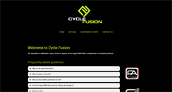 Desktop Screenshot of cyclefusion.co.za