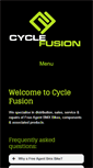Mobile Screenshot of cyclefusion.co.za